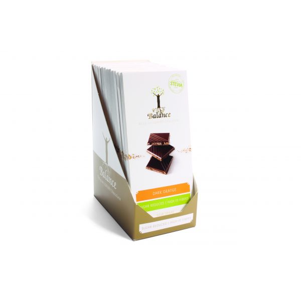 Balance Dark Chocolate W/ Orange & Stevia 85g