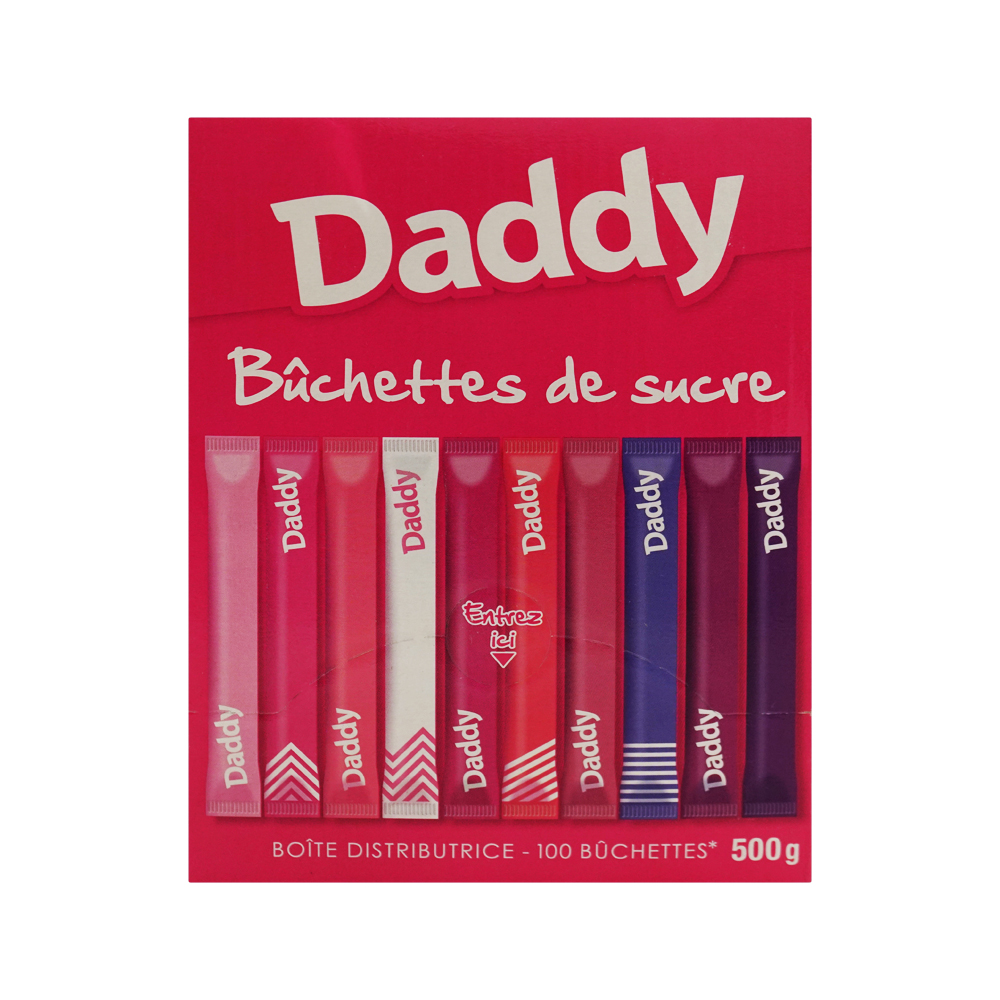 Daddy Sugar in Sticks x100 (500g)