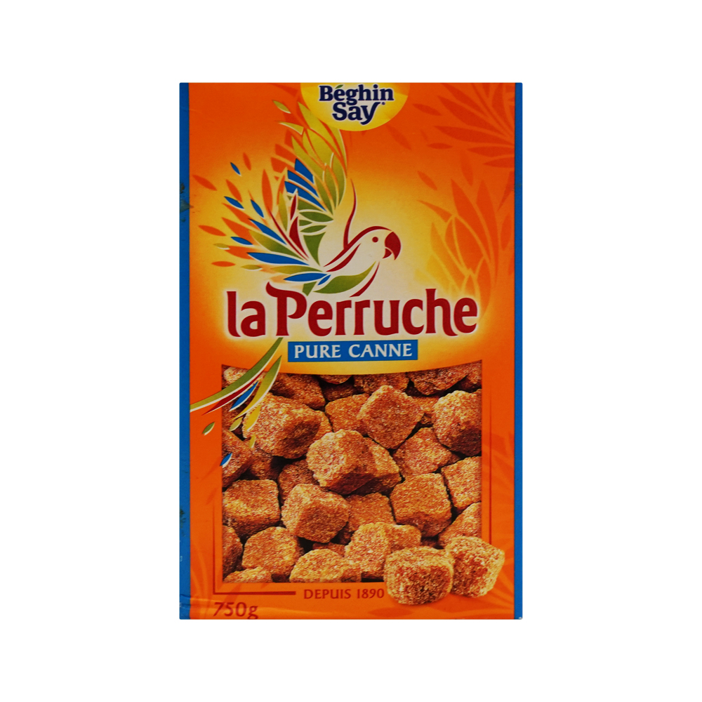 Beghin Say La Perruche Brown Lump Pure Cane Sugar (750g)