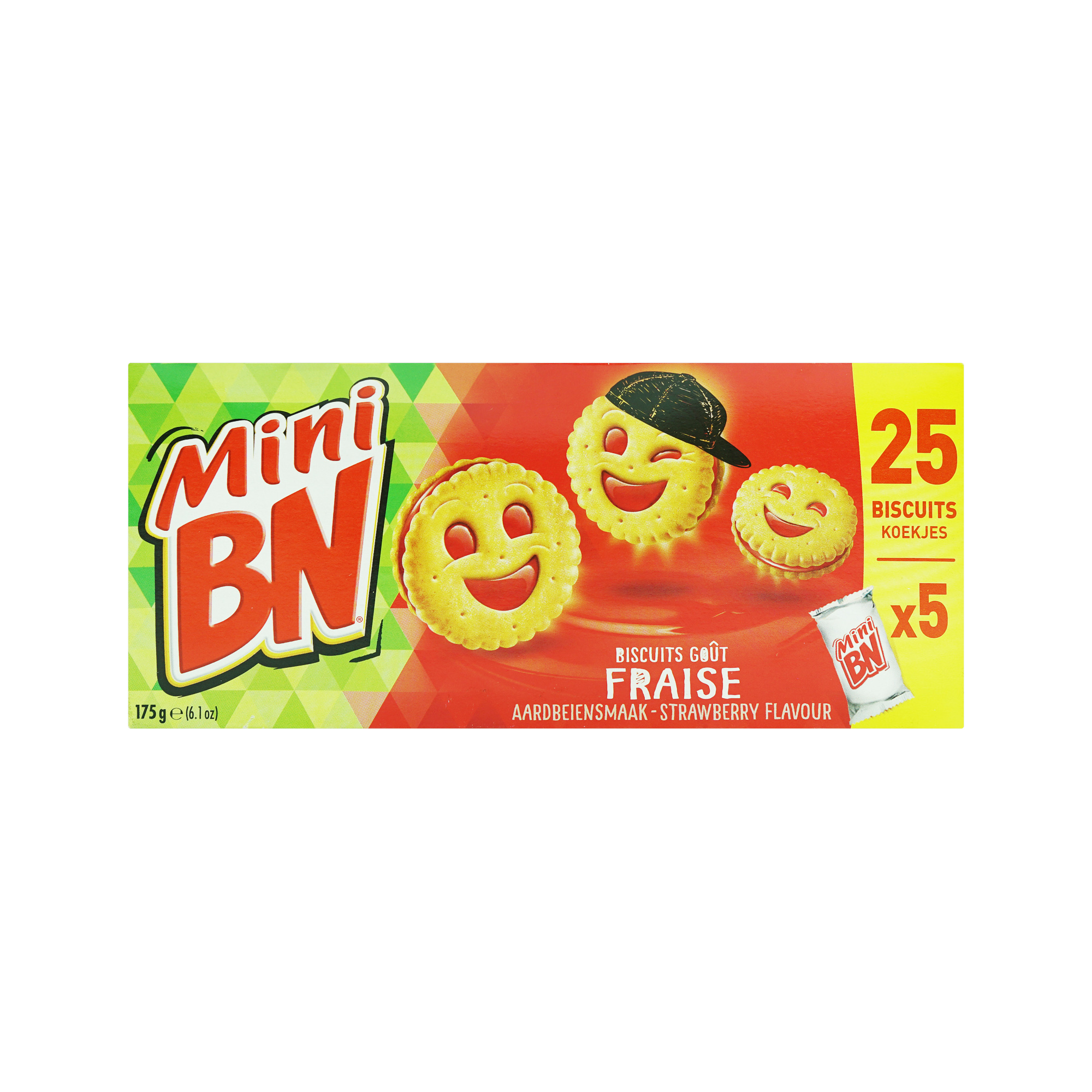 BN Mini Biscuit Strawberry Flavour (5x35g)