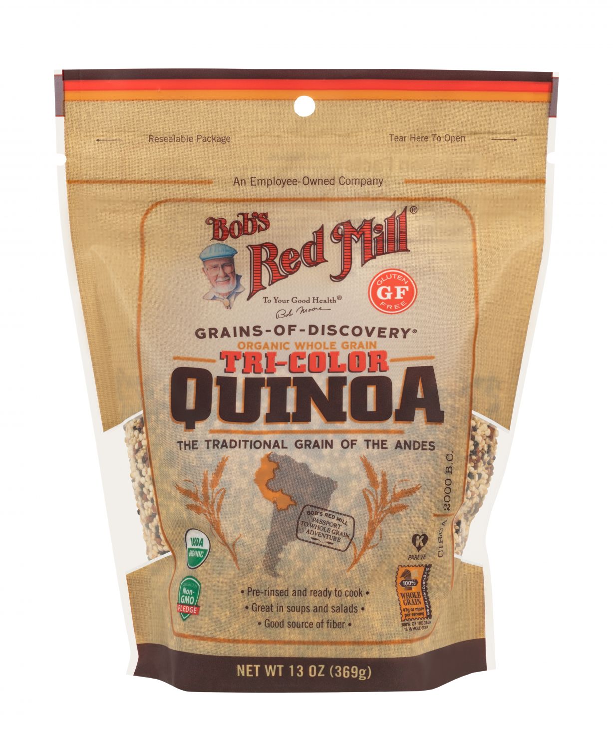Bob's Red Mill Tri Color Organic Quinoa (369g)