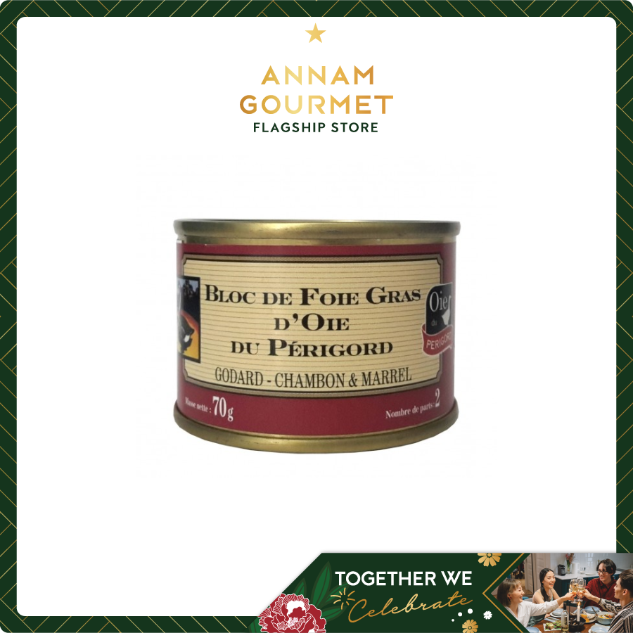 Godard Block Goose Foie Gras Perigord Tin (70g)