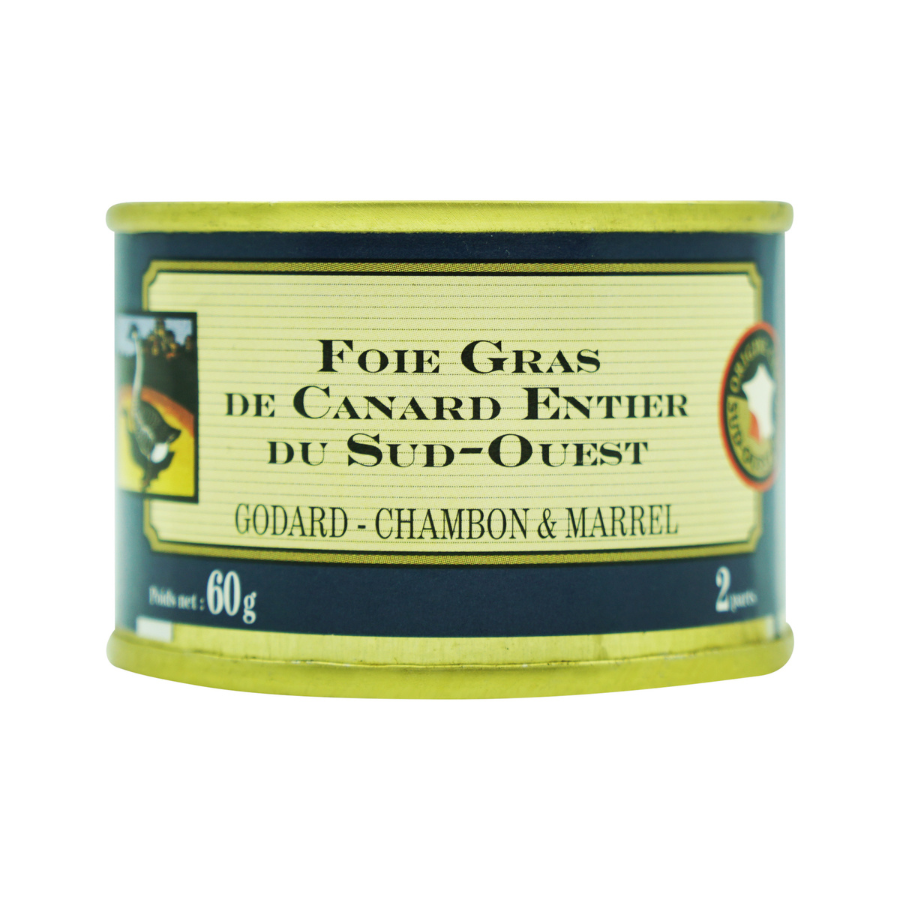 Godard Whole Duck Foie Gras Southwest Tin (60g)