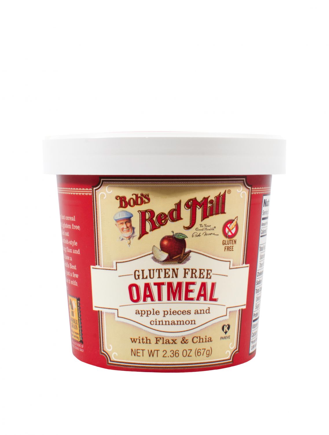 Bob's Red Mill Oatmeal Cup Apple Cinnamon (67g)