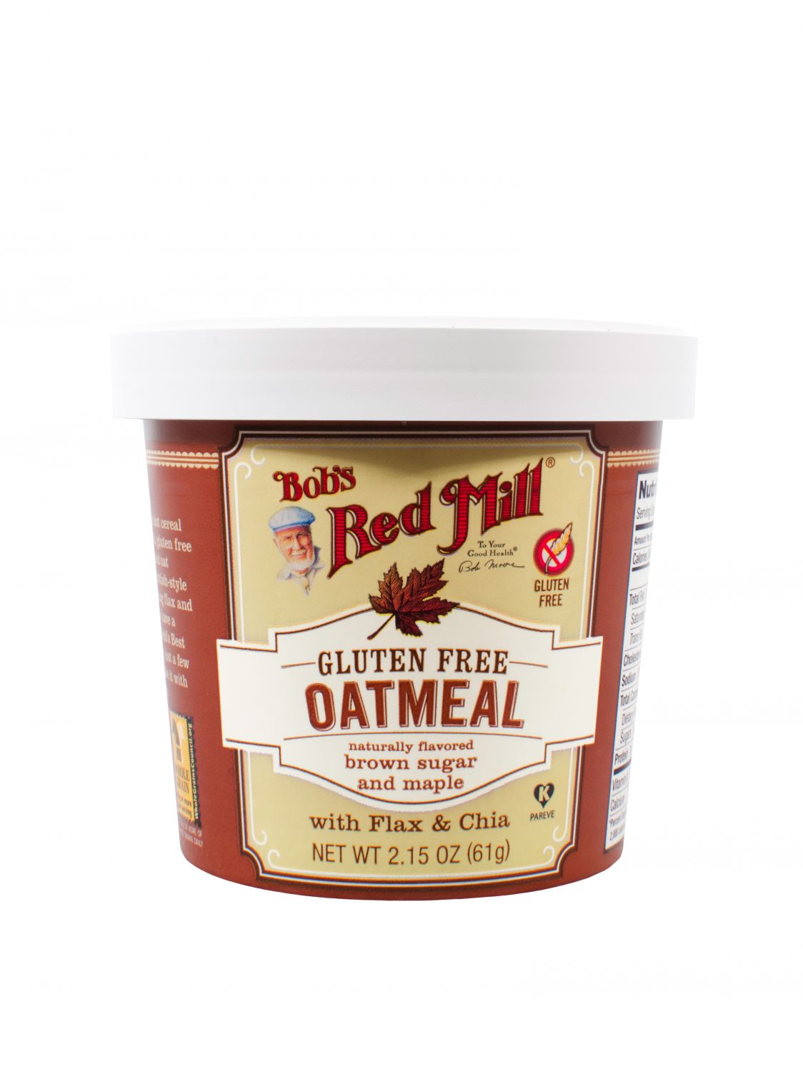 Bob's Red Mill Oatmeal Cup Brown Sugar & Maple (61g)