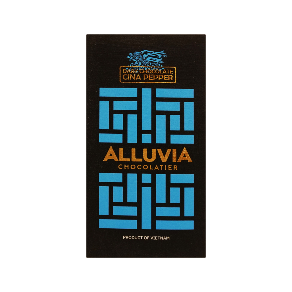 Alluvia Dark Chocolate Cina Pepper  100g 