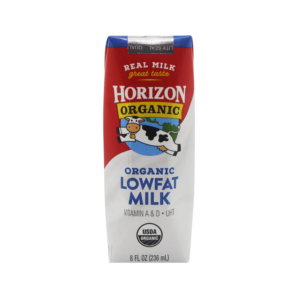 Horizon Organic Low fat Plain Milk (236ml)