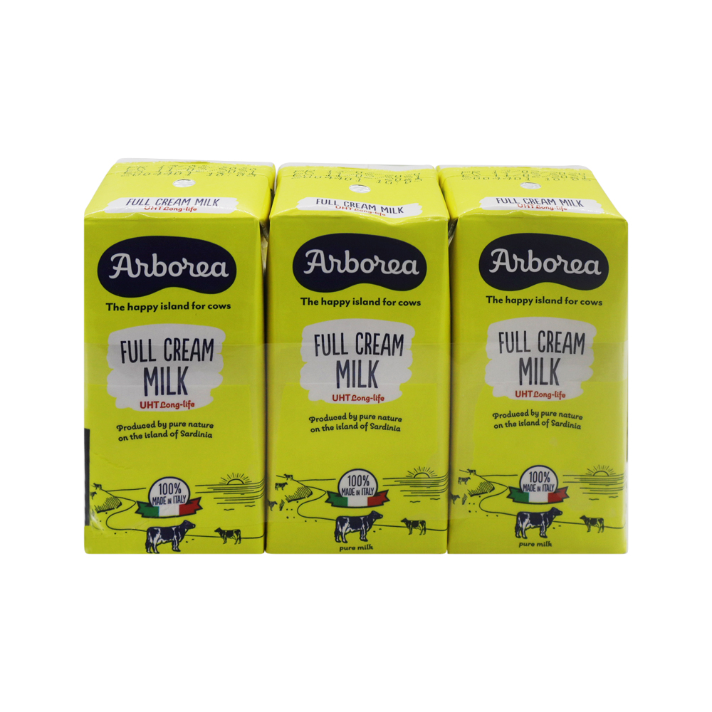 Arborea Full Cream Milk (3x200ml)