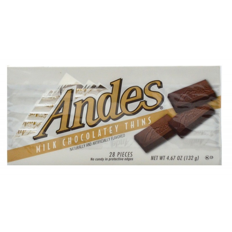Andes Chocolate Milk Thins 28p (132g)