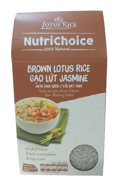 Lotus Brown Rice With Chia Seed (500g)