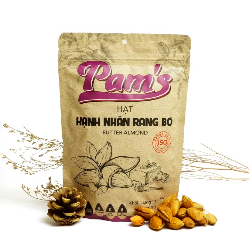 Pam's Butter Almond  250g