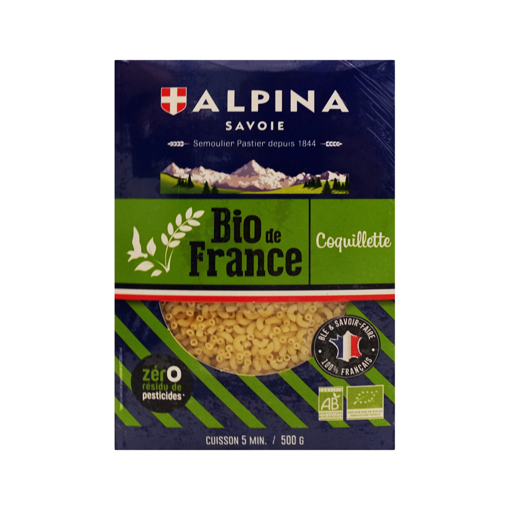 Alpina Savoie Organic Pasta Elbow (500g)