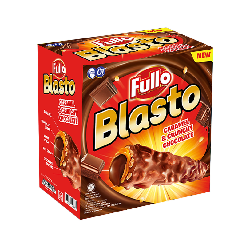 Fullo Blasto Stick Wafer Chocolate 18gx15