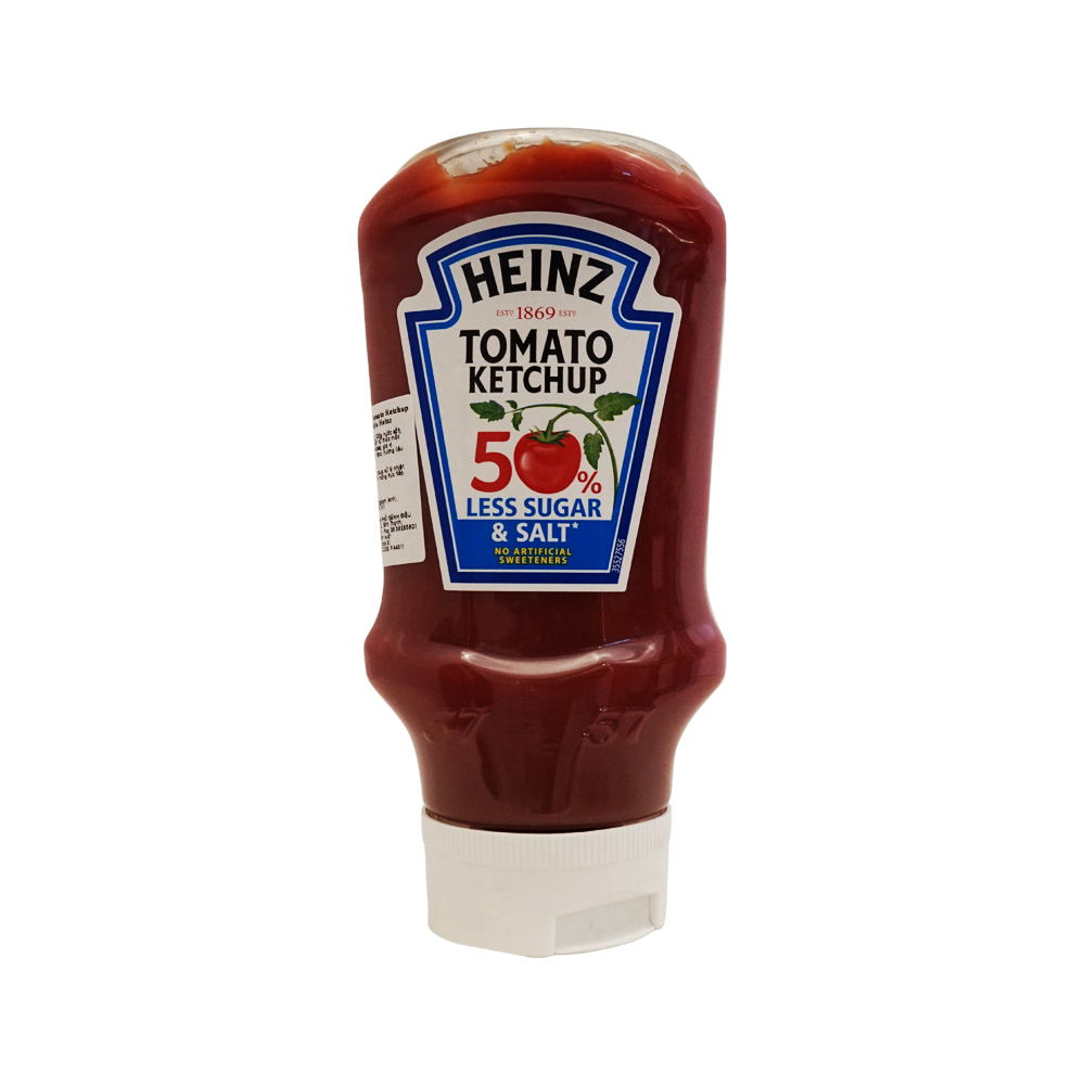 Heinz Tomato Ketchup Less Sugar & Salt (435g)