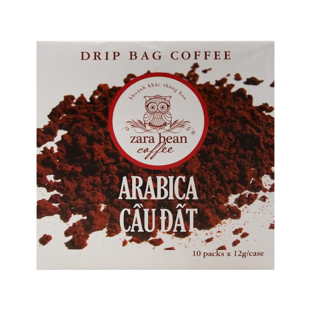 Zara Coffee Bean Arabica Cau Dat Drip Coffee box  120g