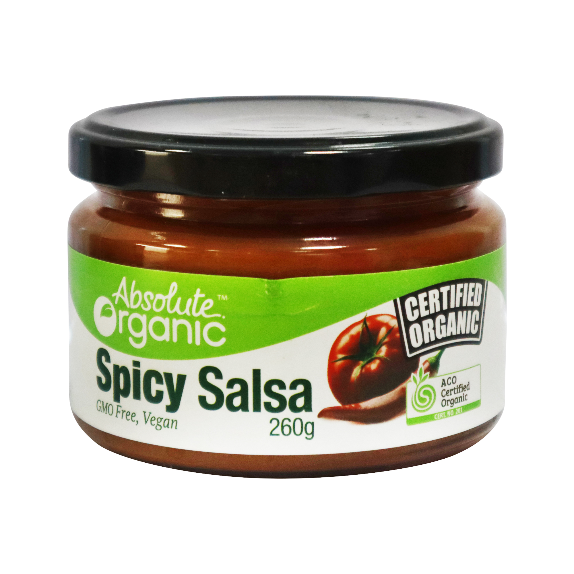 Absolute Organic Sauce Salsa Spicy (260g)