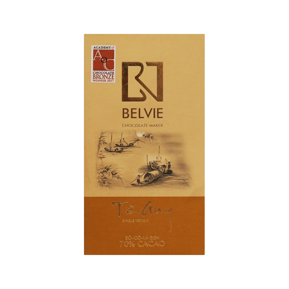 Belvie Dark chocolate Tien Giang 70% (80g)