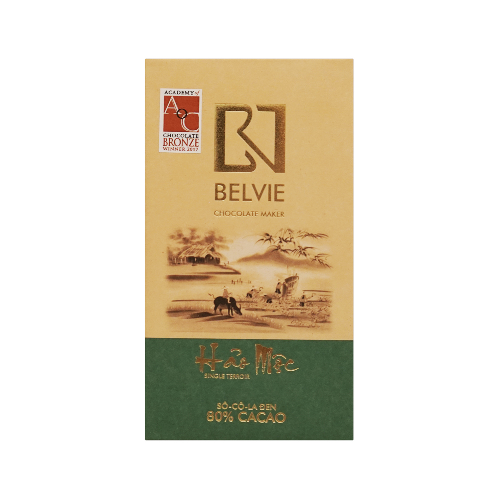 Belvie Dark chocolate Hao Moc 80% (80g)