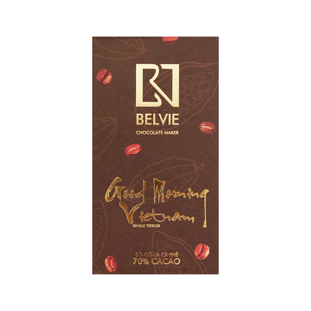 Belvie Dark chocolate GMV coffee 70% (80g)