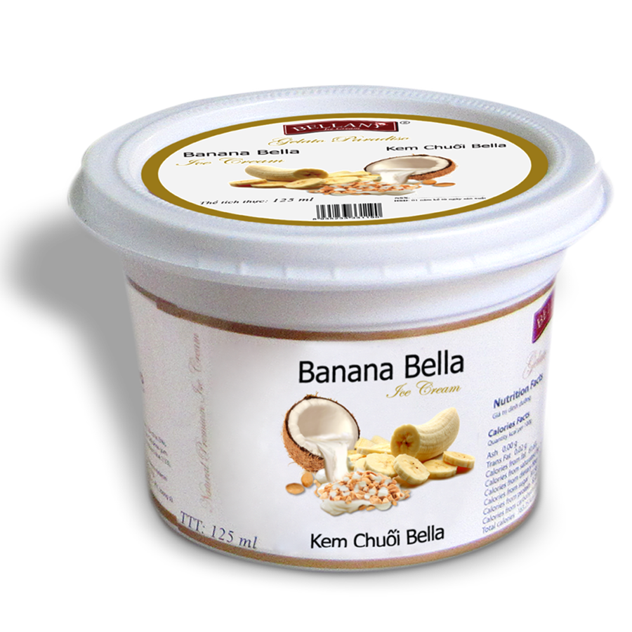 Bellany Banana Bella ice cream (125ml)