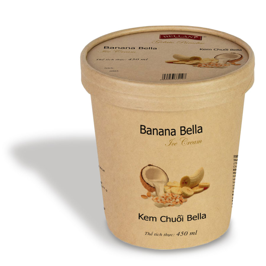 Bellany Banana Bella ice cream (450ml)