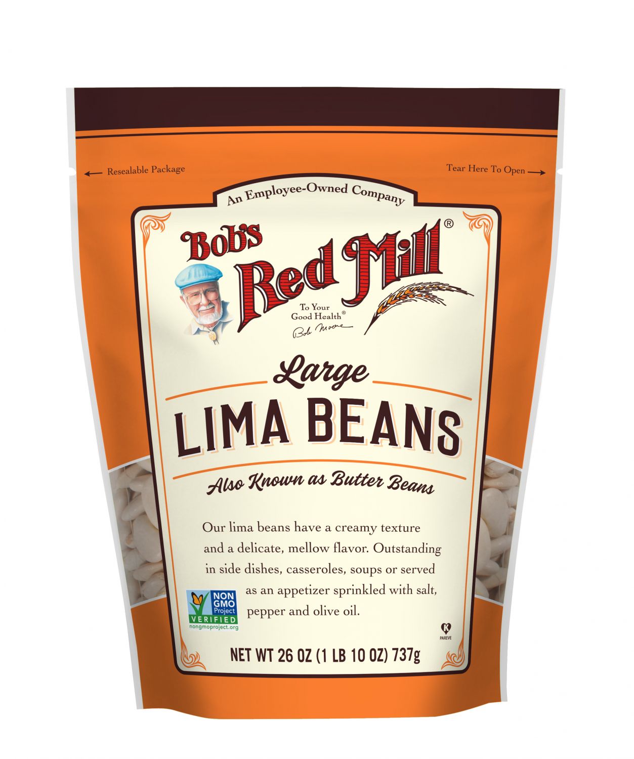 Bob's Red Mill Large Lima Beans (794g)
