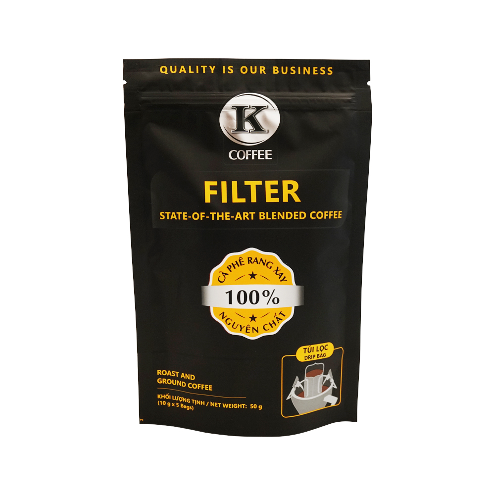 K-Coffee Pure Drip Bag Roasted Coffee (50g)