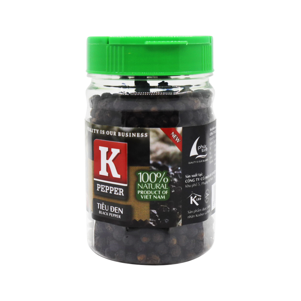 K-Pepper Whole Black Pepper (85g)