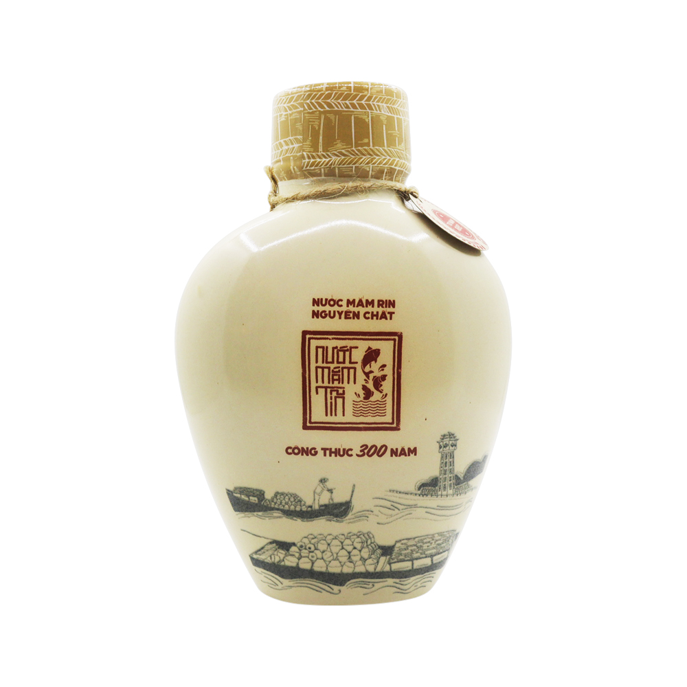 Fish Sauce Nuoc Mam Tin Porcelain Btl  500ml