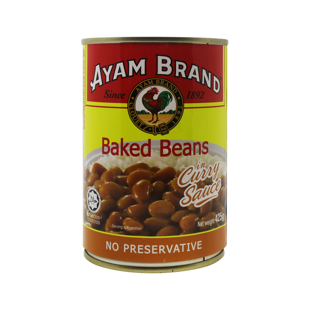 Ayam Brand baked beans in curry sauce  425g 