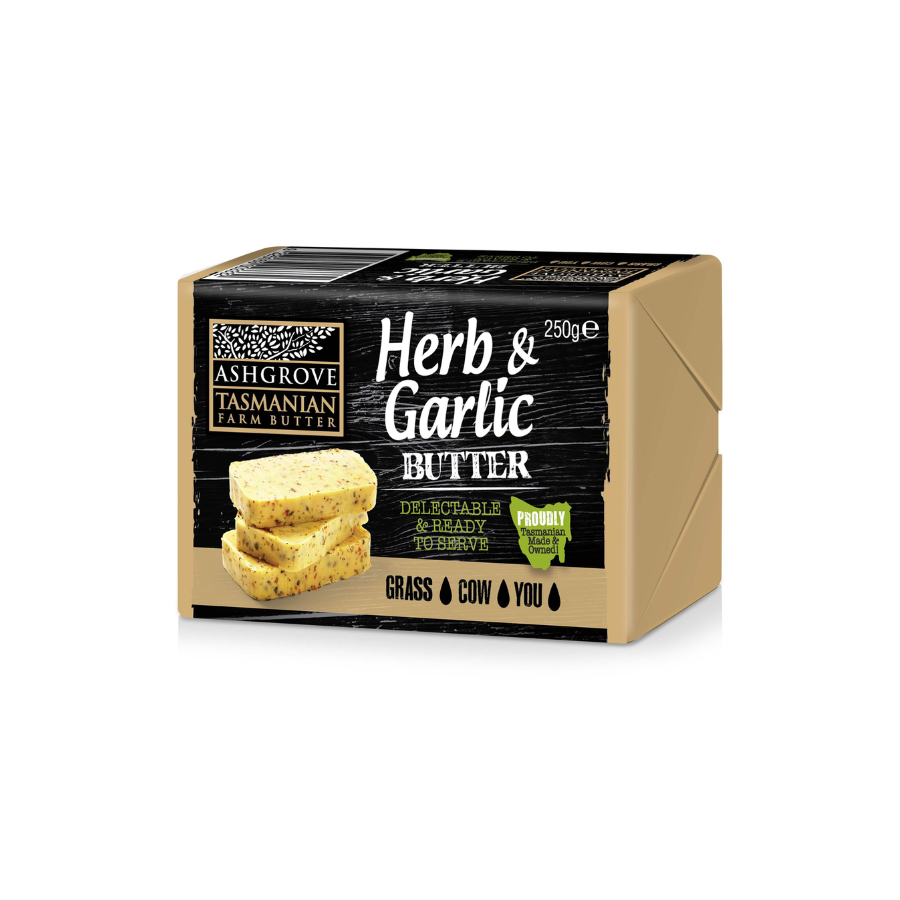 Ashgrove Butter Herb & Garlic (250g)