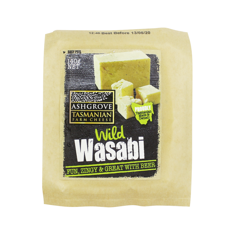 Ashgrove Cheese Cheddar Wild Wasabi 140g