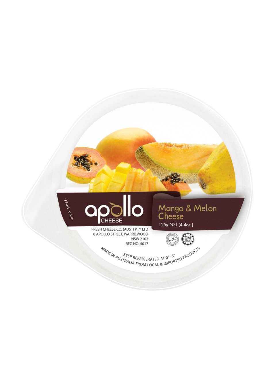 Apollo Cream Cheese Melon & Mango (125g)