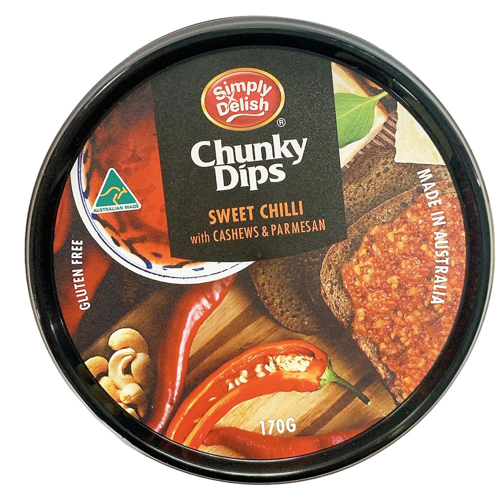 Simply Delish Sweet Chilli Cashew Cheese 170g