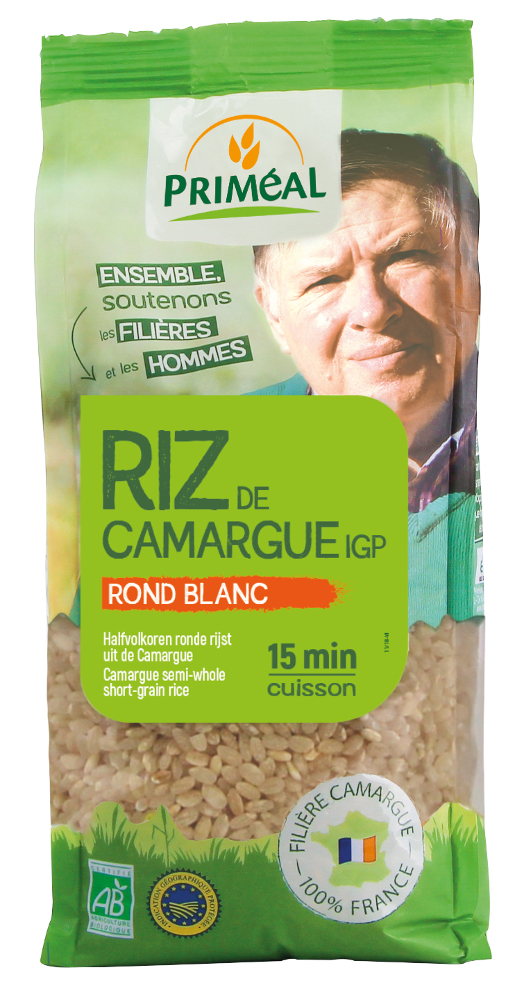 Primeal Round white camargue rice 500g