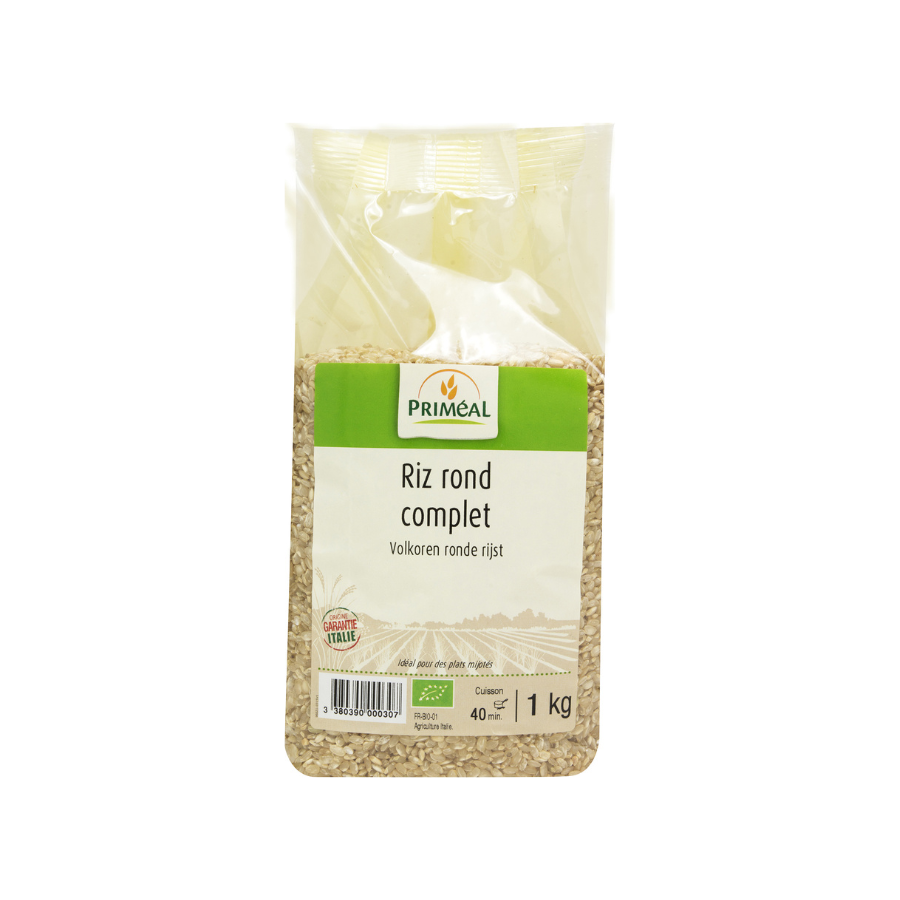 Primeal round whole rice 1000g
