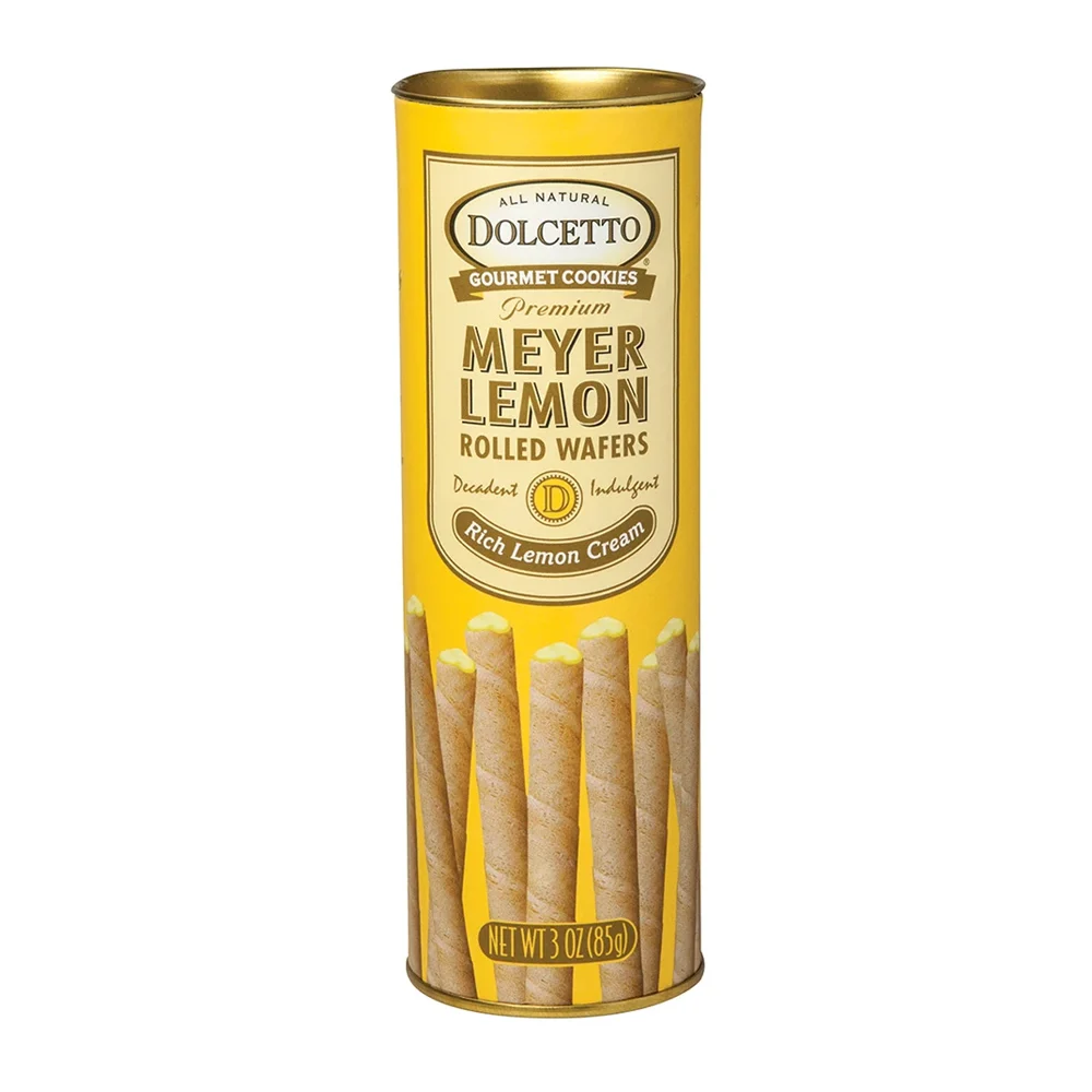 Dolcetto Rolled Wafers Lemon 85g