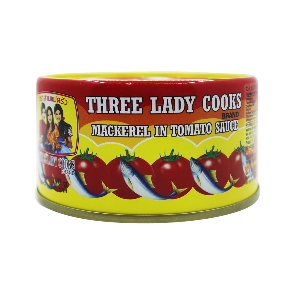 Three Lady Cooks Mackerel Tomato Sauce (190g)
