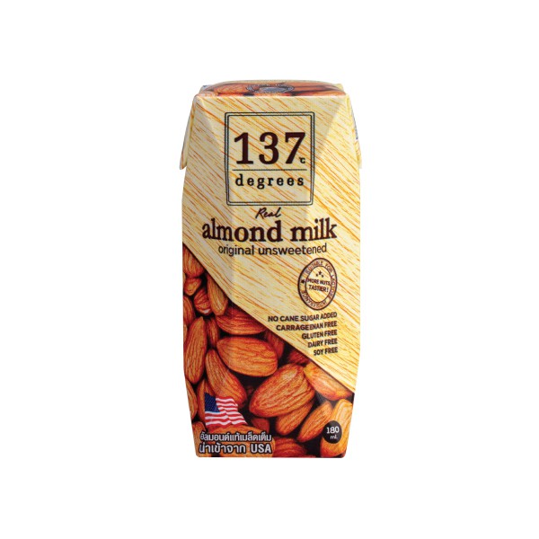 137 Degrees Almond Milk Original (180ml×3)
