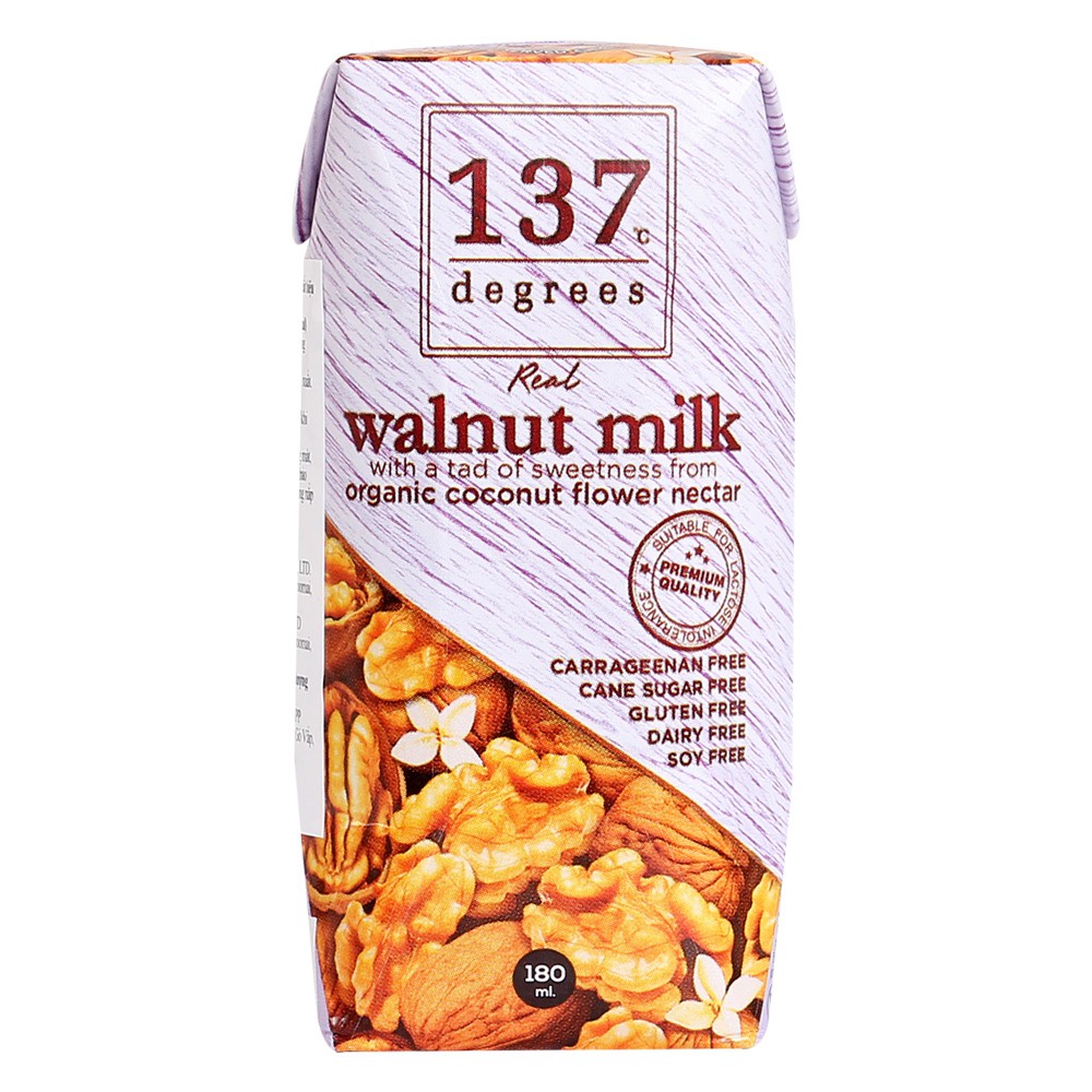 137 Degrees Walnut Milk Original (180ml×3)