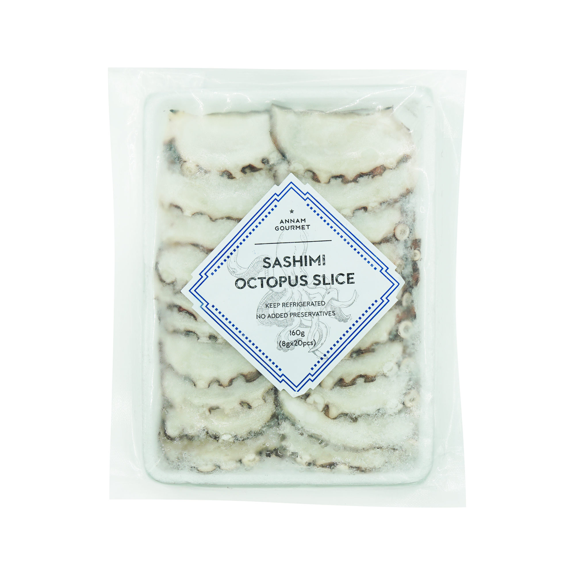 Annam Gourmet Sashimi Octopus slice (160g)