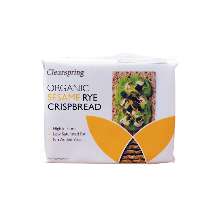 Clearspring OrganicRyeCrispbread Sesame(200g)