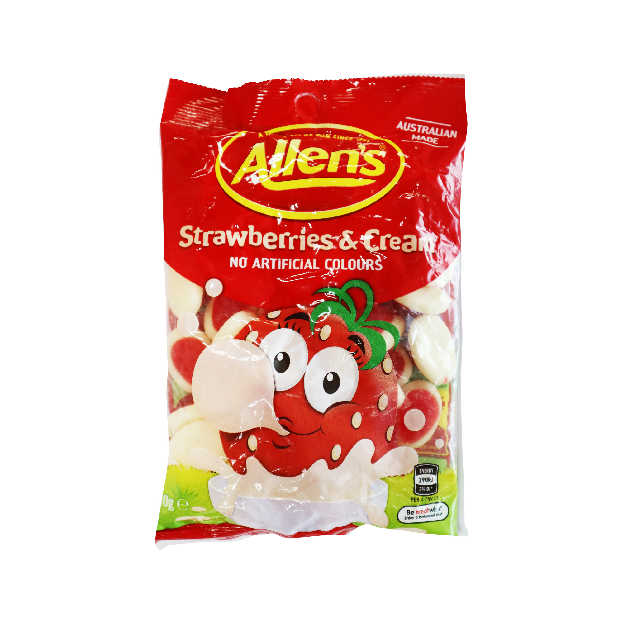 Allen's Candy Strawberry & Cream (190G)