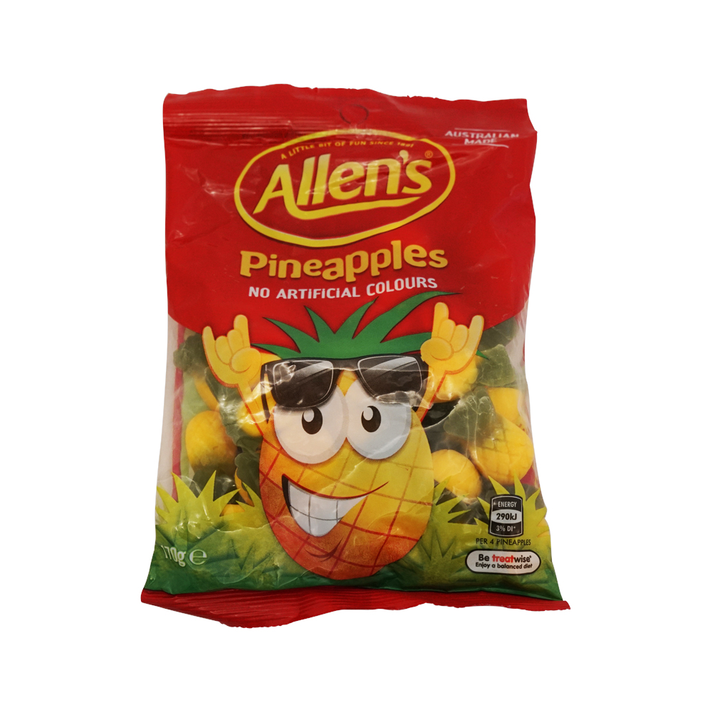 Allen's Candy Pineapples (170G)