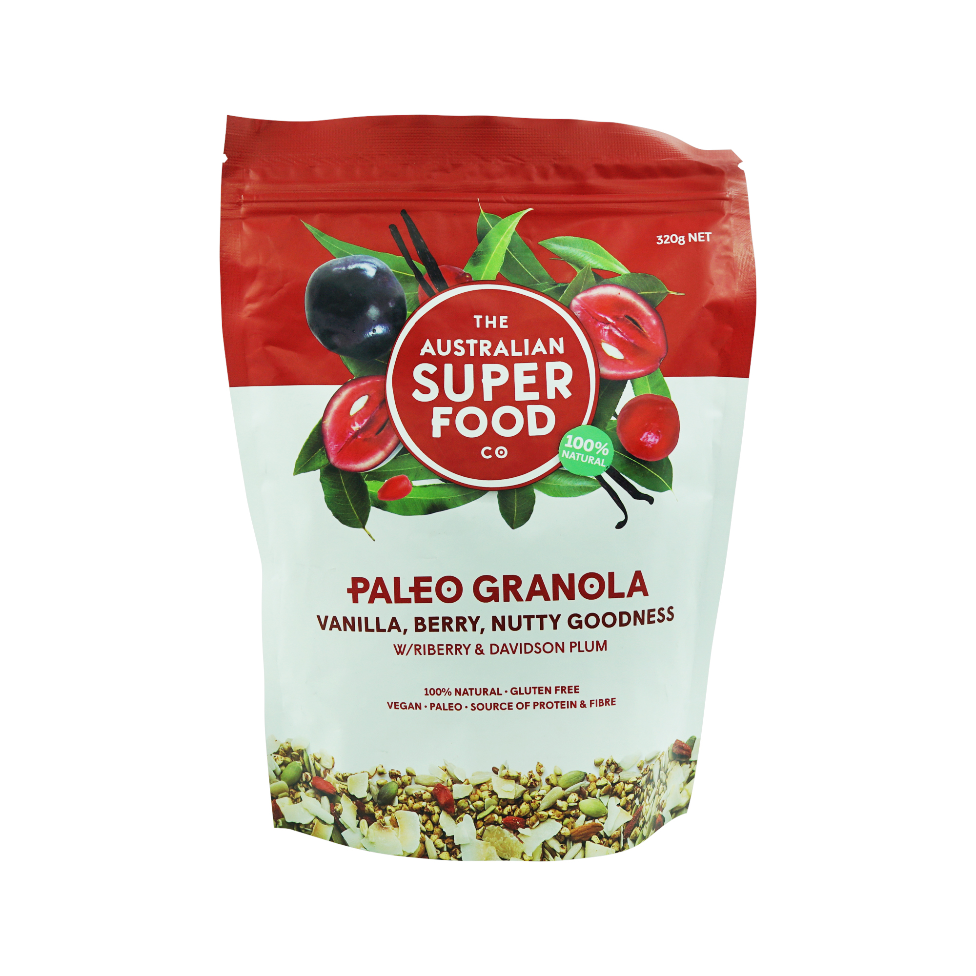 Australia Superfood Paleo Granola Vani Berry 320g