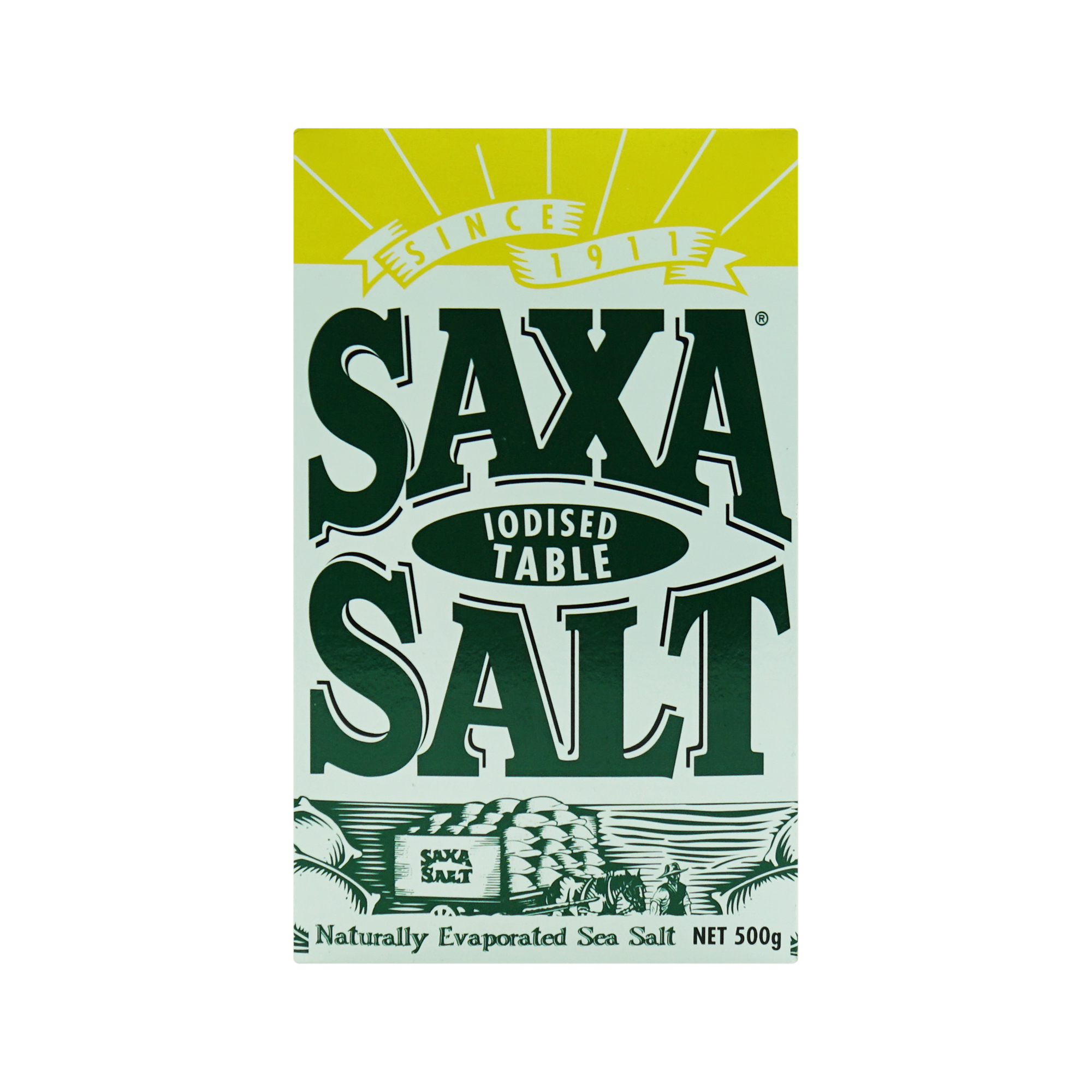 Saxa Iodised Table Sea Salt (500g)