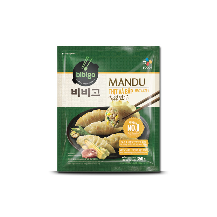 Bibigo Mandu Meat & Corn (350g)