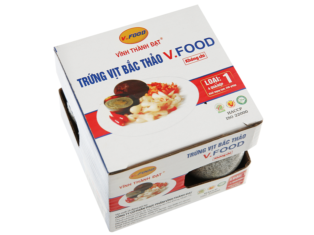 Vfood Century Eggs (4pcs)
