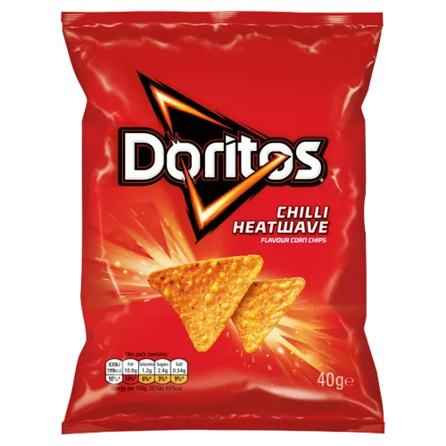 Doritos Chili Heatwave Tortilla Chips 40G