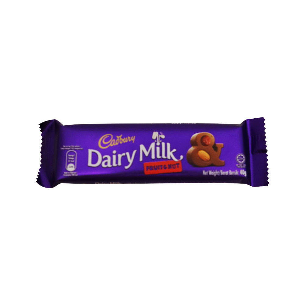 Cadbury Chocolate Dairy Milk Fruit & Nut 40Gr